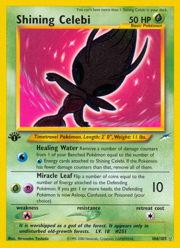 Shining Celebi - 106/113 - 1st Edition - EN Shining Celebi - 106/113 - 1st Edition - EN