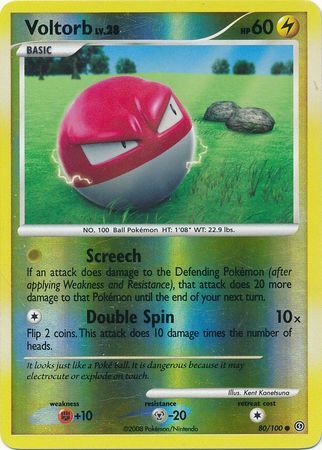Voltorb - 80/100 - Reverse Holo - EN Voltorb - 80/100 - Reverse Holo - EN