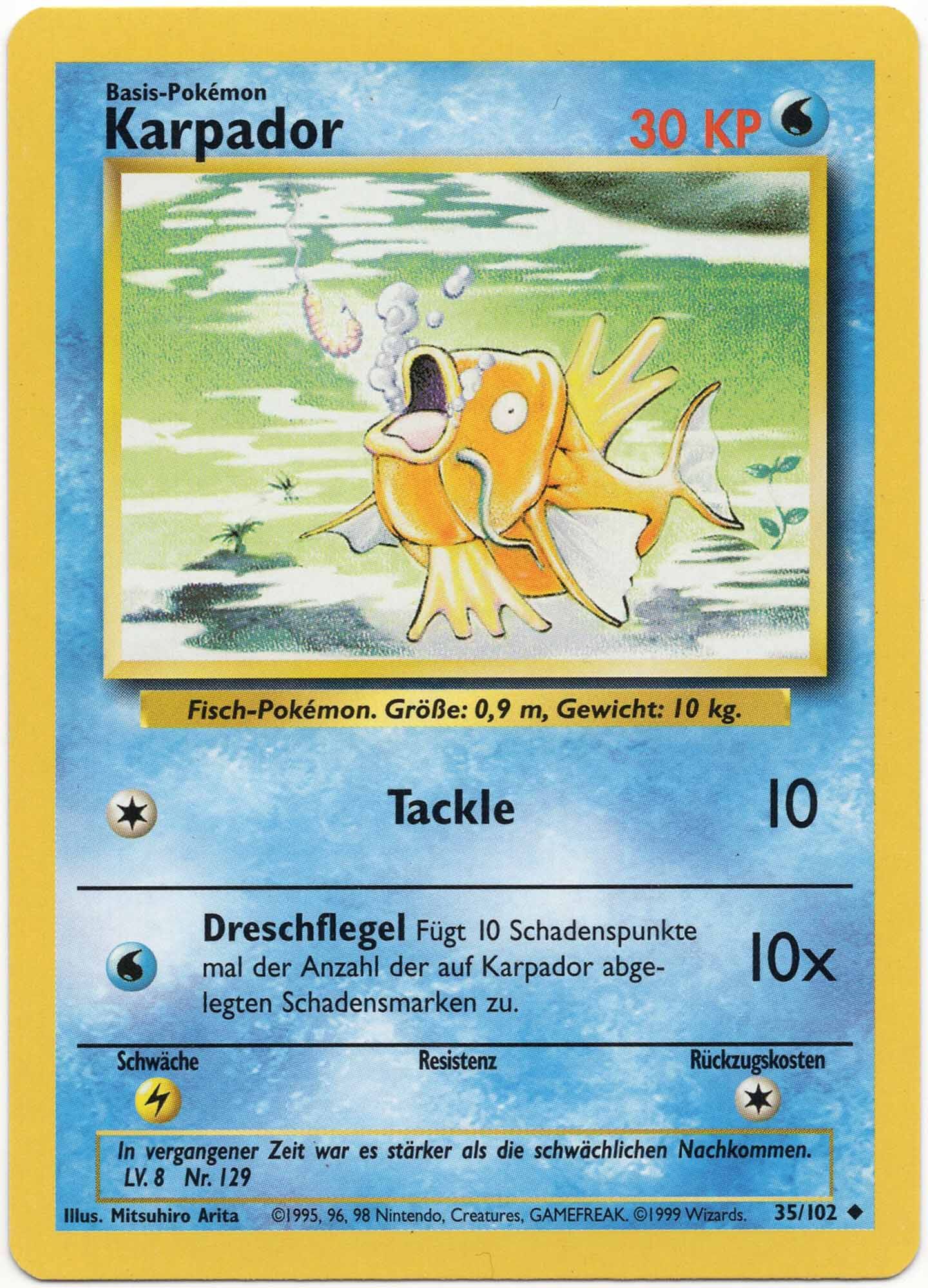 karpador-35-102-pokemon-tcg-moderately-played Karpador - 35/102 - Pokémon TCG - Moderately Played