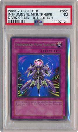 interdimensional-matter-transporter-dcr-052-psa-nm-7-ur-1st-ed-dcr-7121-yu-gi-oh Interdimensional Matter Transporter - DCR-052 - PSA NM 7 - UR 1st Ed (DCR) 7121 - Yu-Gi-Oh!