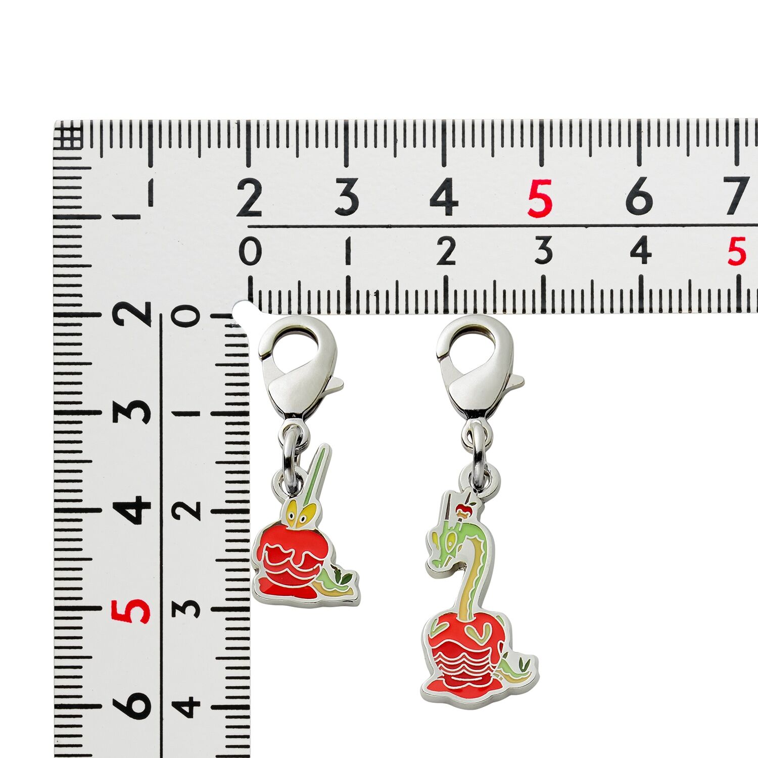 Pokemon Center - Dipplin, Hydrapple Schlüsselanhänger - 2 Stück