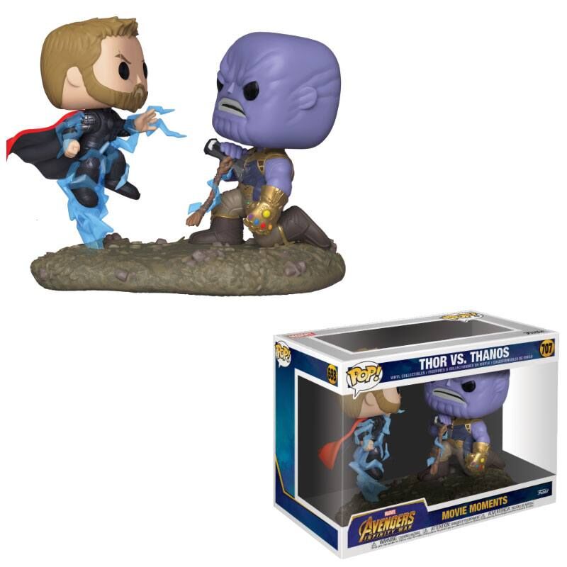 Marvel POP! Movie Moments Vinyl Figuren 2er-Pack Thor & Thanos 9 cm