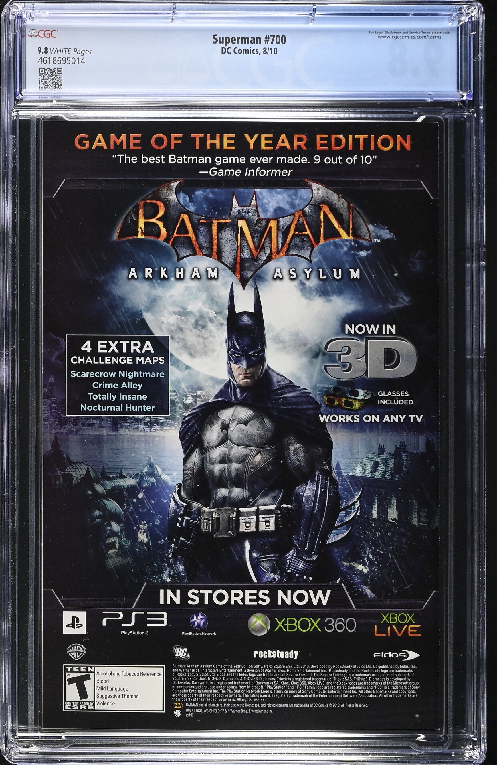 Superman Issue 700 - CGC 9.8