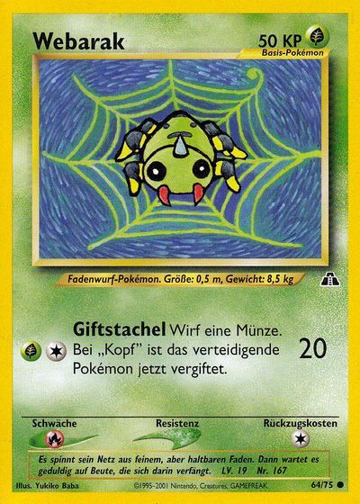 Webarak 064/075 - Pokémon TCG