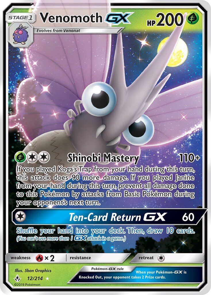 Venomoth-GX - 12/214 - EN Venomoth-GX - 12/214 - EN