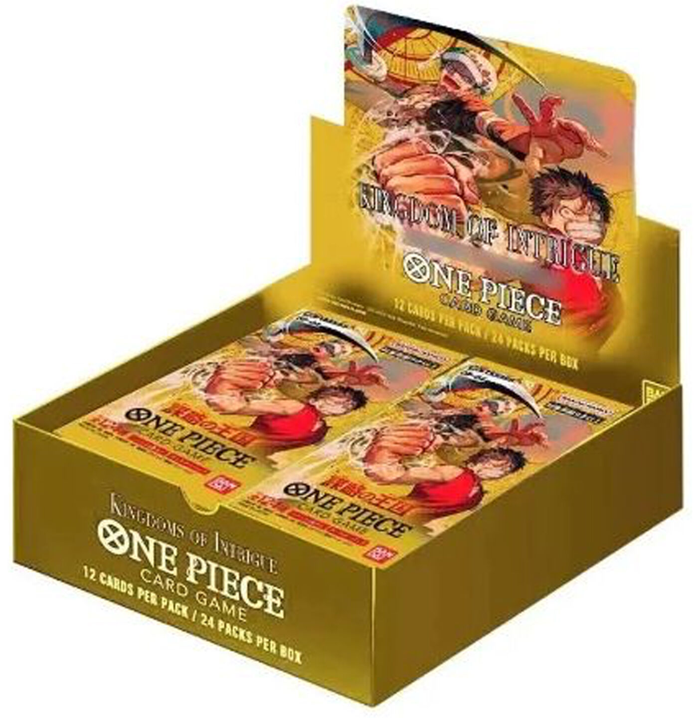 Kingdoms of Intrigue OP-04 Booster Display - One Piece Card Game - EN