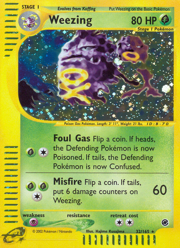 Weezing - 32/165 - Holo Rare - EN Weezing - 32/165 - Holo Rare - EN