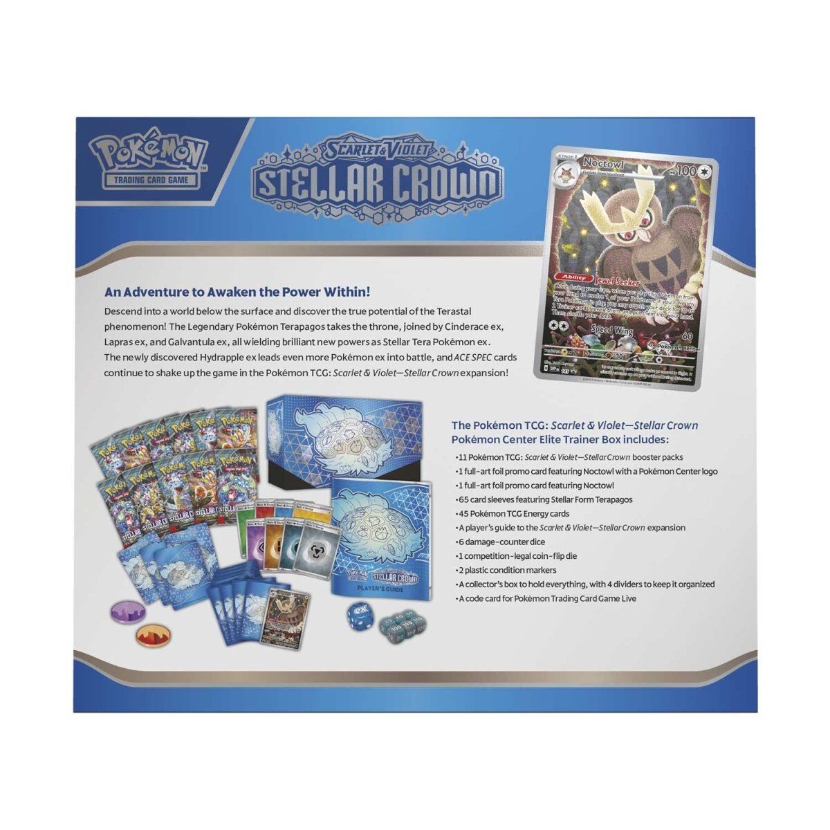 Pokémon TCG: Scarlet & Violet-Stellar Crown Pokémon Center Elite Trainer Box - EN