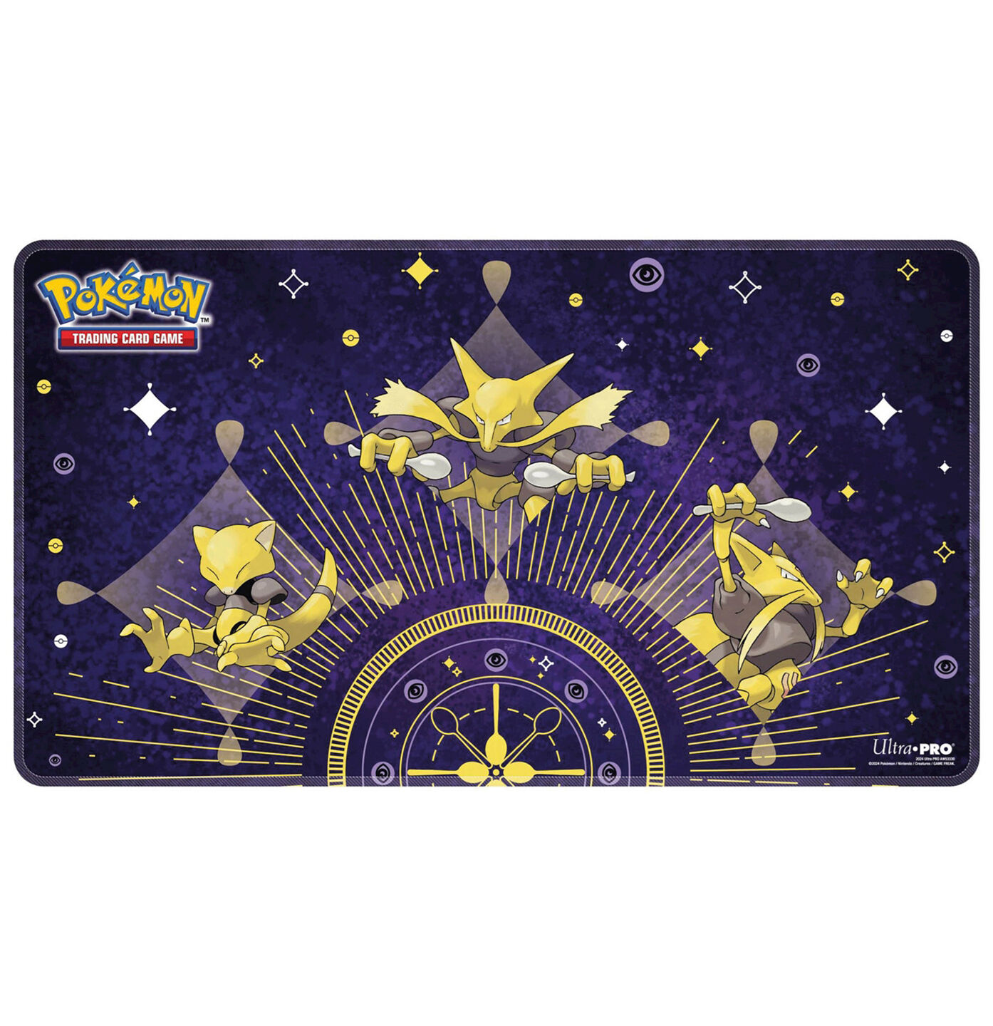 Pokémon Abra Evolutions Stitched Play Mat - Ultra Pro Pokémon Abra Evolutions Stitched Play Mat - Ultra Pro
