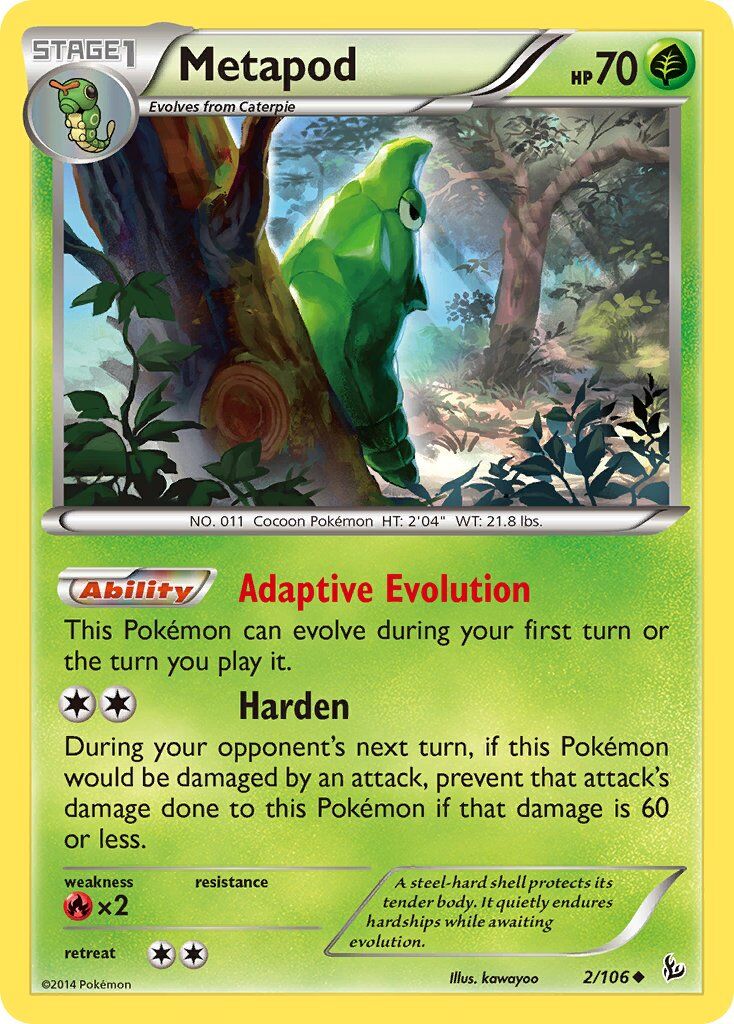 Metapod - 2/106 - EN