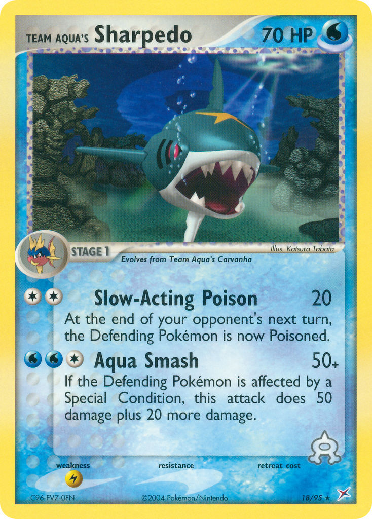 Team Aqua’s Sharpedo - 18/95 - EN