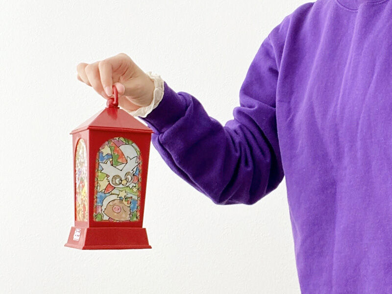 Pokémon Center Original Christmas Toy Factory Stained Glass Style Lantern light