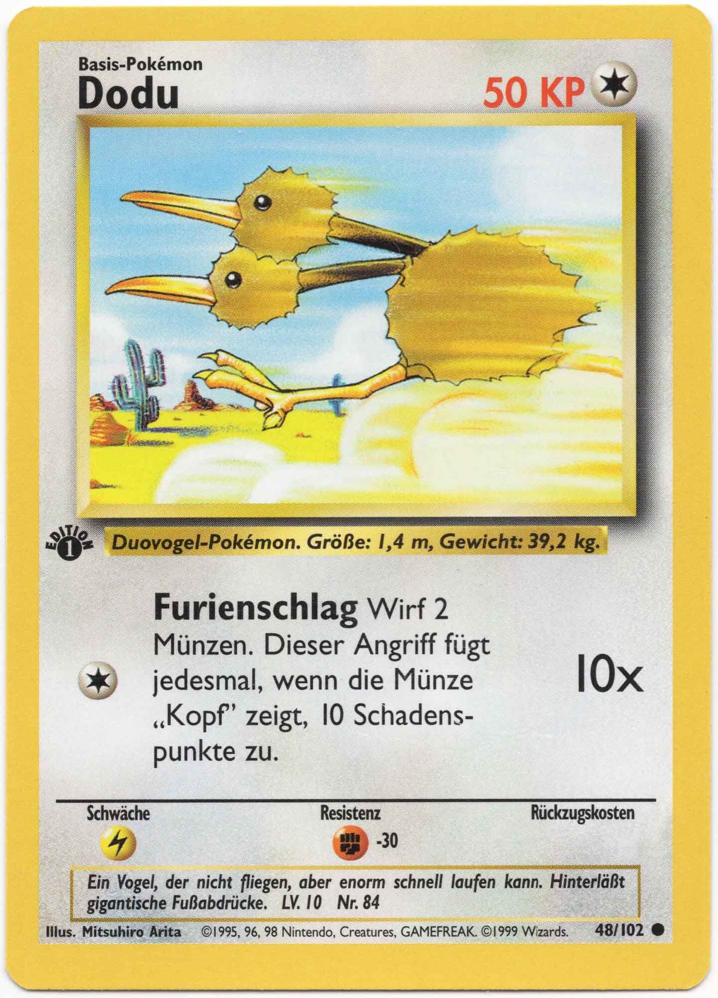 dodu-48-102-1-edition-pok-mon-tcg Dodu 48/102 1. Edition - Pokémon TCG