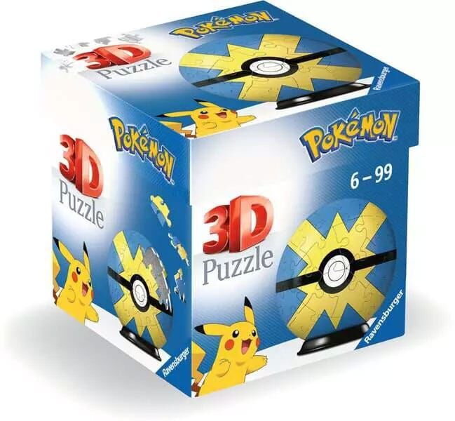 Pokémon 3D Puzzle Pokéballs: Flottball (55 Teile) Pokémon 3D Puzzle Pokéballs: Flottball (55 Teile)