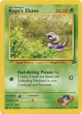 Koga’s Ekans - 77/132 - Unlimited - EN