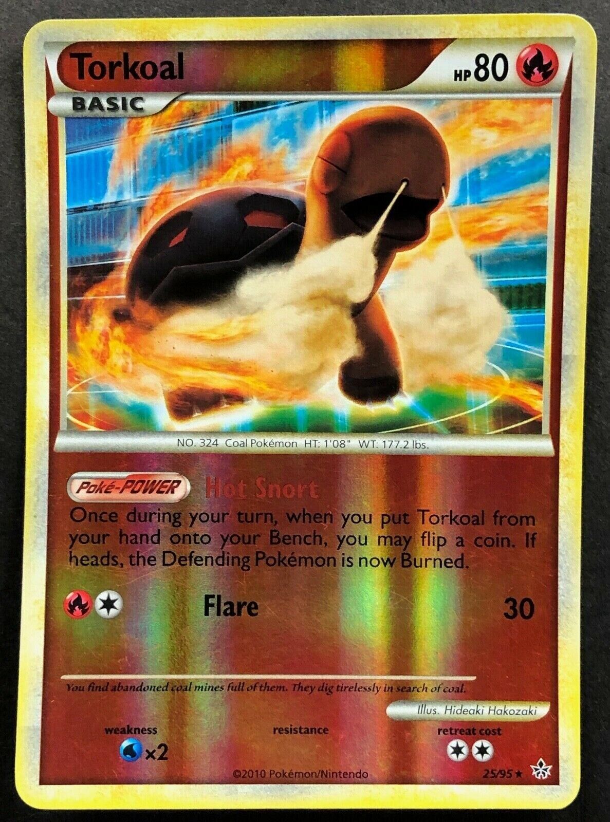 Torkoal - 25/95 - Reverse Holo - EN Torkoal - 25/95 - Reverse Holo - EN