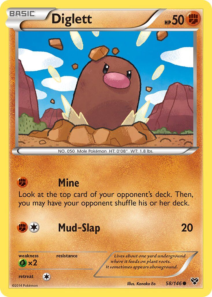 Diglett - 58/146 - EN Diglett - 58/146 - EN