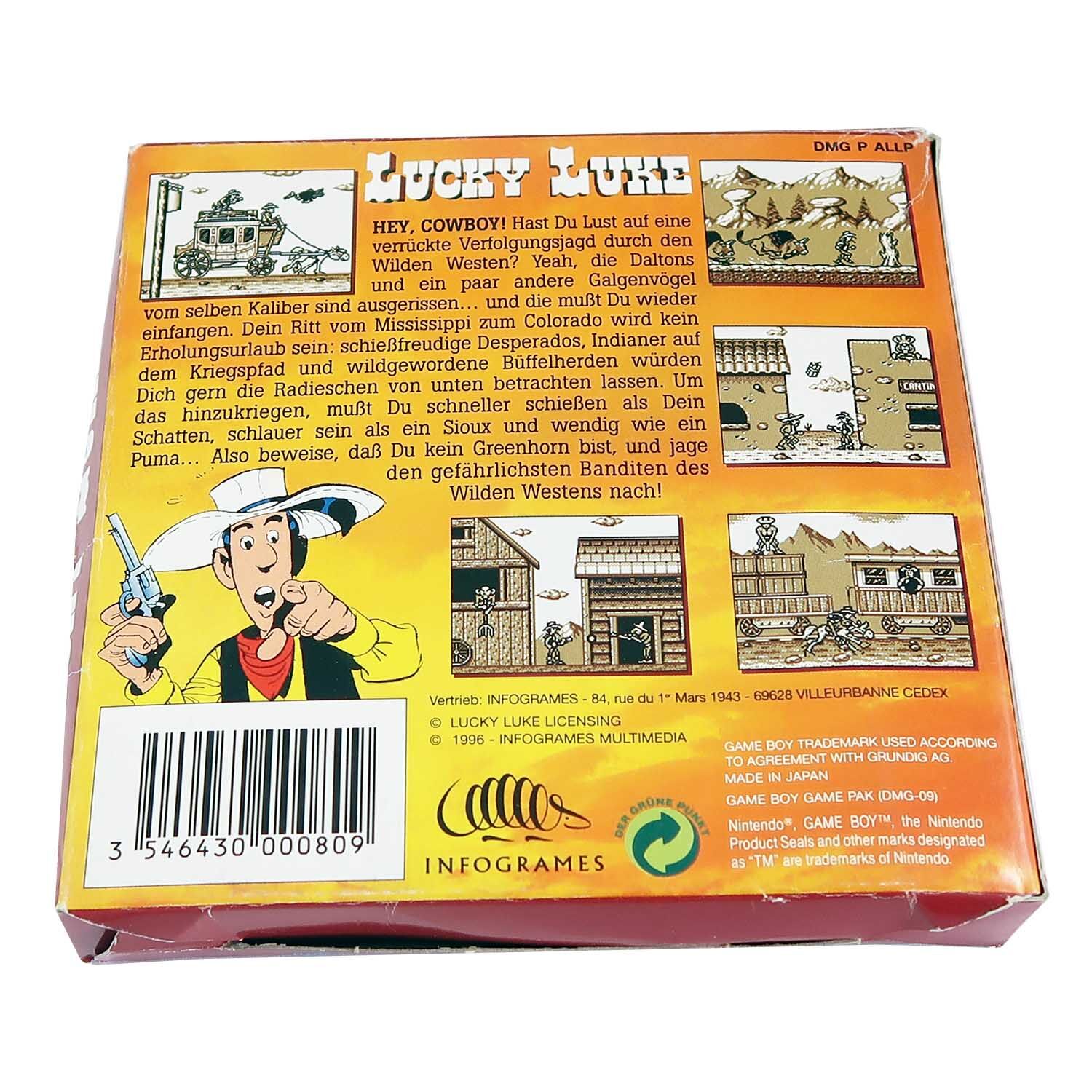 Lucky Luke (mit OVP) - Game Boy