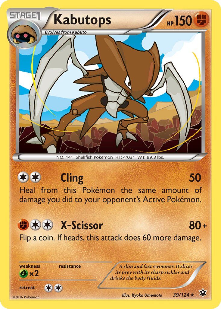 Kabutops - 39/124 - EN