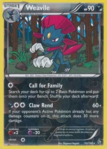 weavile-052-106-pok-mon-tcg Weavile 052/106 - Pokémon TCG