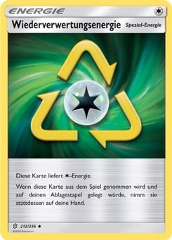Wiederverwertungsenergie 212/236 - Pokémon TCG