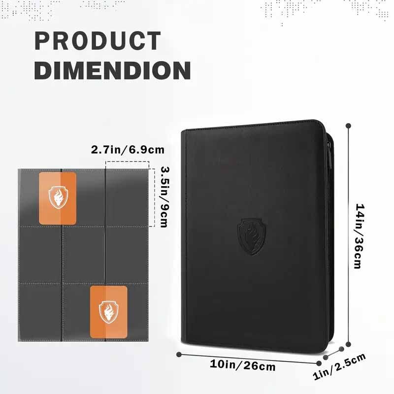 ZipBinder Ordner 9-Pocket Pink (360 Cards)