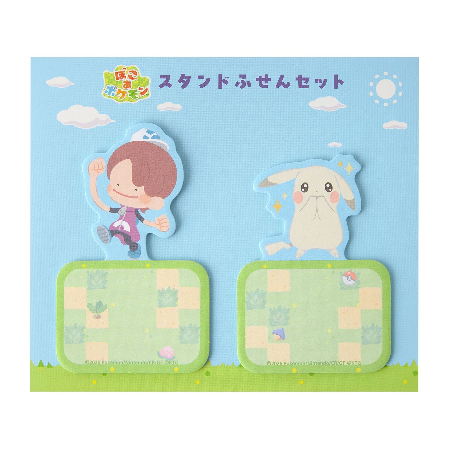 Pikachu & Ditto Stand Sticky Note Pikachu & Ditto Stand Sticky Note