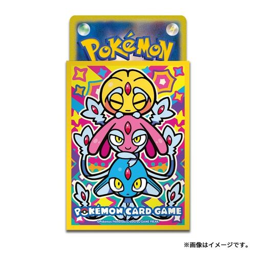 Pokemon Center Deck Sleeves Colorful Triple Uxie & Mesprit & Azelf