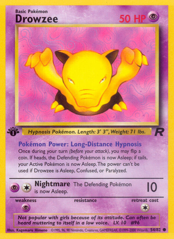 Drowzee - 54/82 - EN