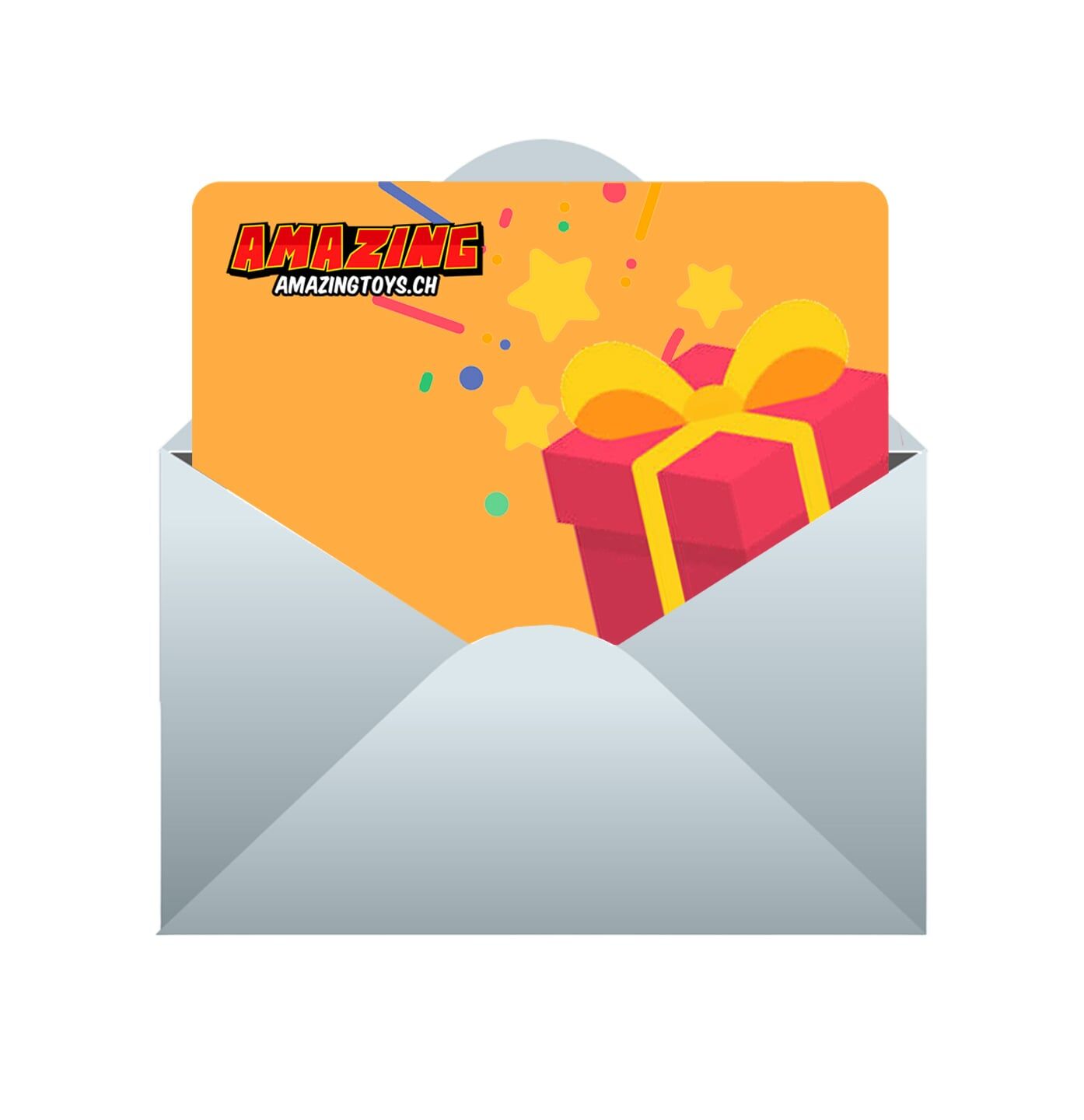 AMAZINGTOYS® Gutschein zum Verschenken 25 CHF AMAZINGTOYS® Gutschein zum Verschenken 25 CHF