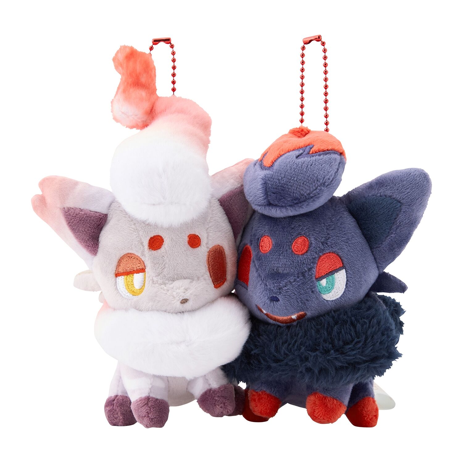 Pokémon Center Original - Magnetic Pair Mascots: Zorua & Hisuian Zorua