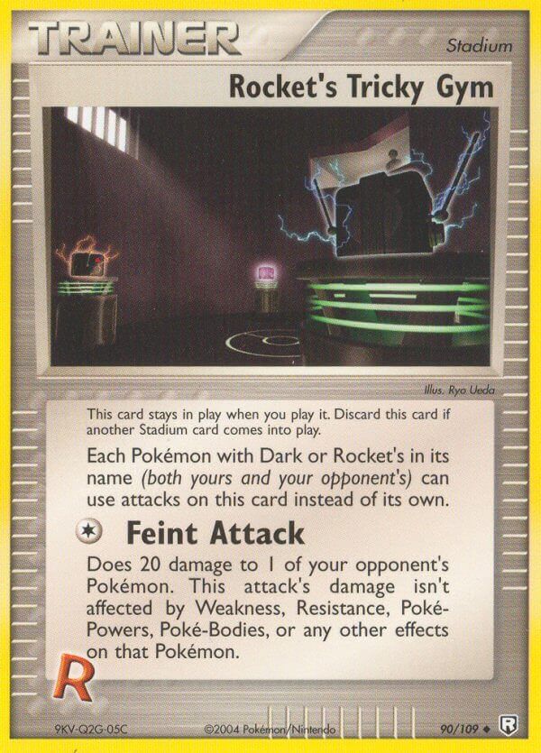 Rocket’s Tricky Gym - 90/109 - Reverse Holo - EN Rocket’s Tricky Gym - 90/109 - Reverse Holo - EN