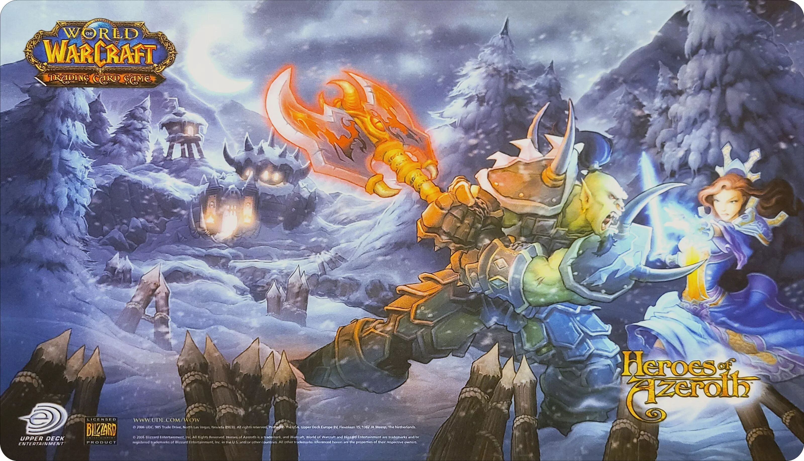 World of Warcraft: Heroes of Azeroth Spielmatte - Upper Deck World of Warcraft: Heroes of Azeroth Spielmatte - Upper Deck