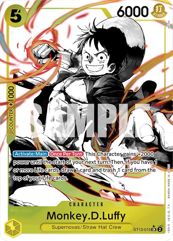 Monkey.D.Luffy - ST13-015 - Alternate Art - EN