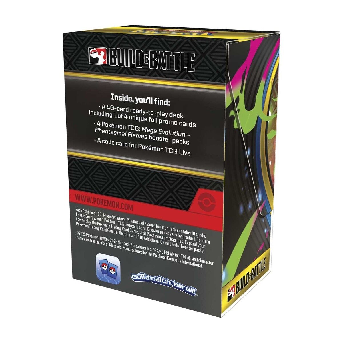 Pokémon TCG: Mega Evolution - Phantasmal Flames - Build & Battle Box - EN 