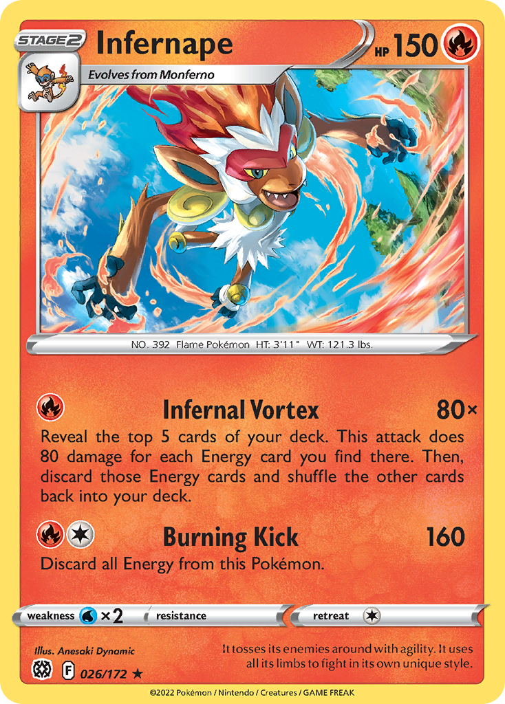 Infernape - 026/172 - EN