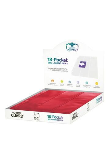 Ultimate Guard 18-Pocket Pages Side-Loading Rot (50) Ultimate Guard 18-Pocket Pages Side-Loading Rot (50)