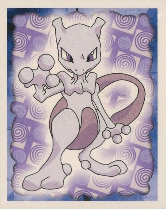 Mewtwo - 150 - Merlin Sticker Series 1