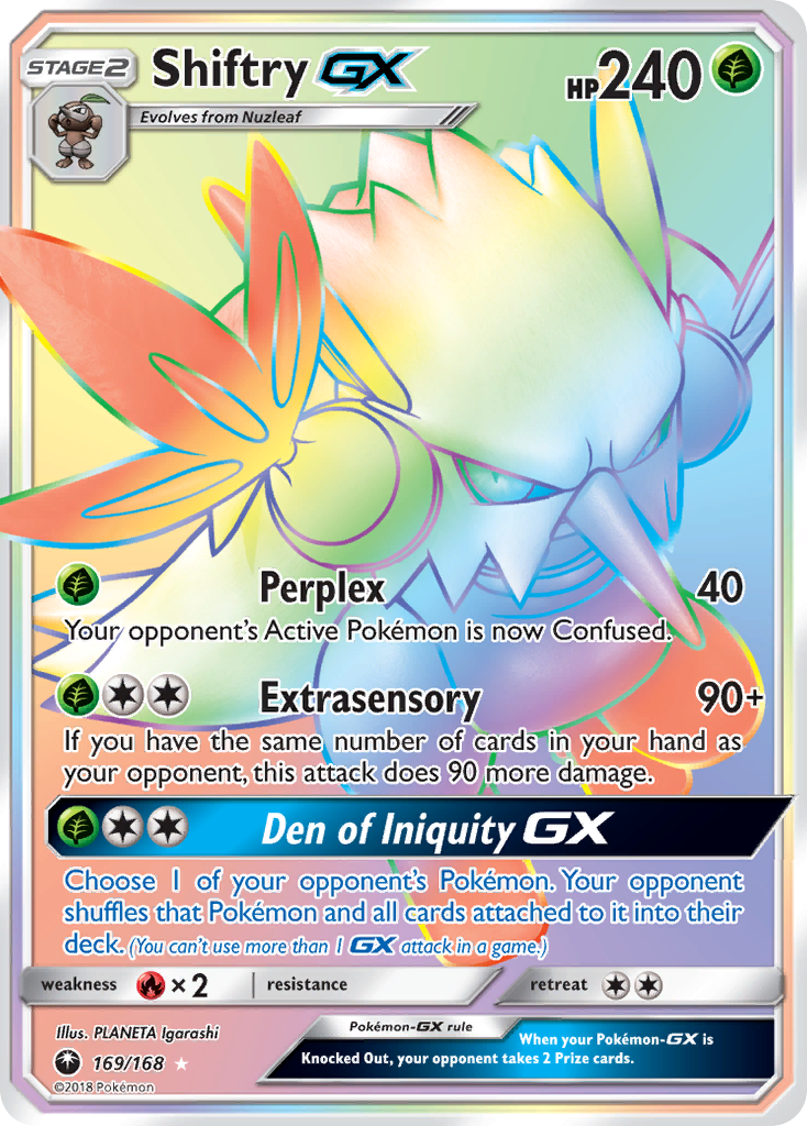Shiftry-GX - 169/168 - EN