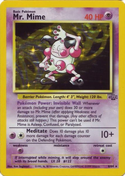 Mr. Mime - 6/64 - Unlimited - EN Mr. Mime - 6/64 - Unlimited - EN