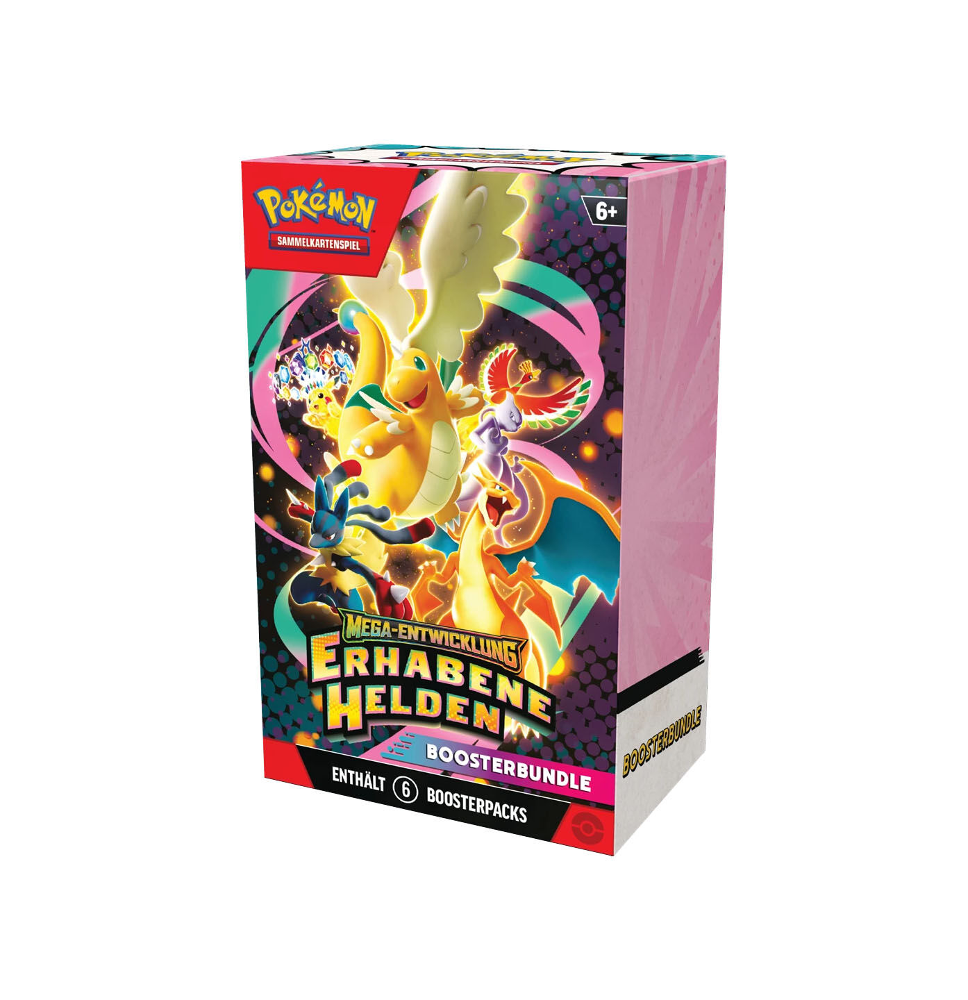 Pokémon TCG: Mega-Entwicklung - Erhabene Helden Booster Bundle (6) - DE