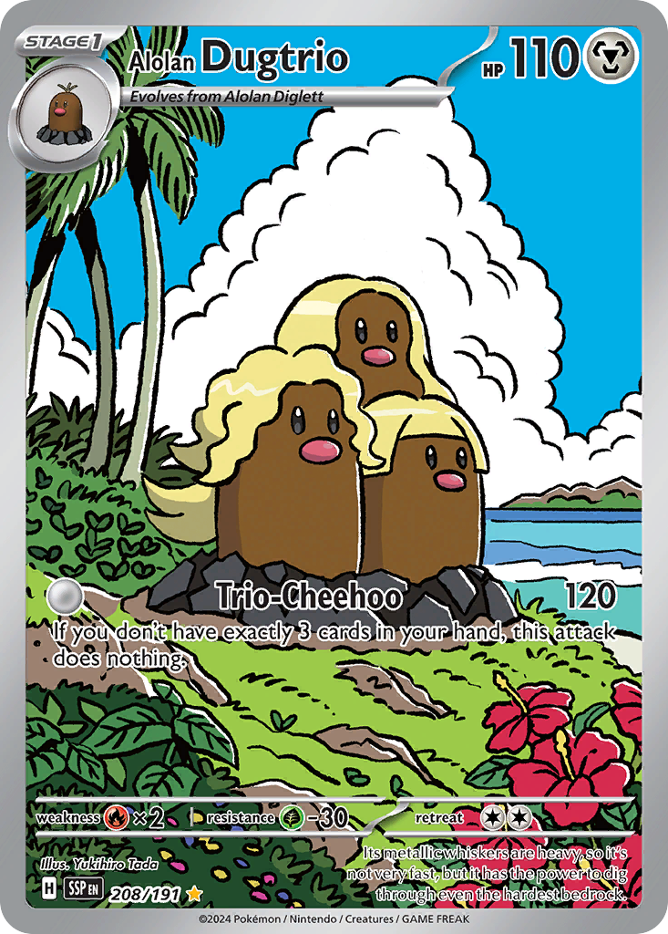 Alolan Dugtrio - 208/191 - EN