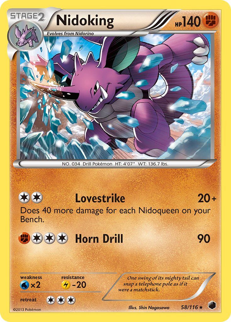 Nidoking - 58/116 - EN Nidoking - 58/116 - EN