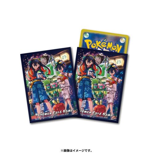 Pokemon Center Original Deck Sleeves Carmine & Kieran Pokemon Center Original Deck Sleeves Carmine & Kieran