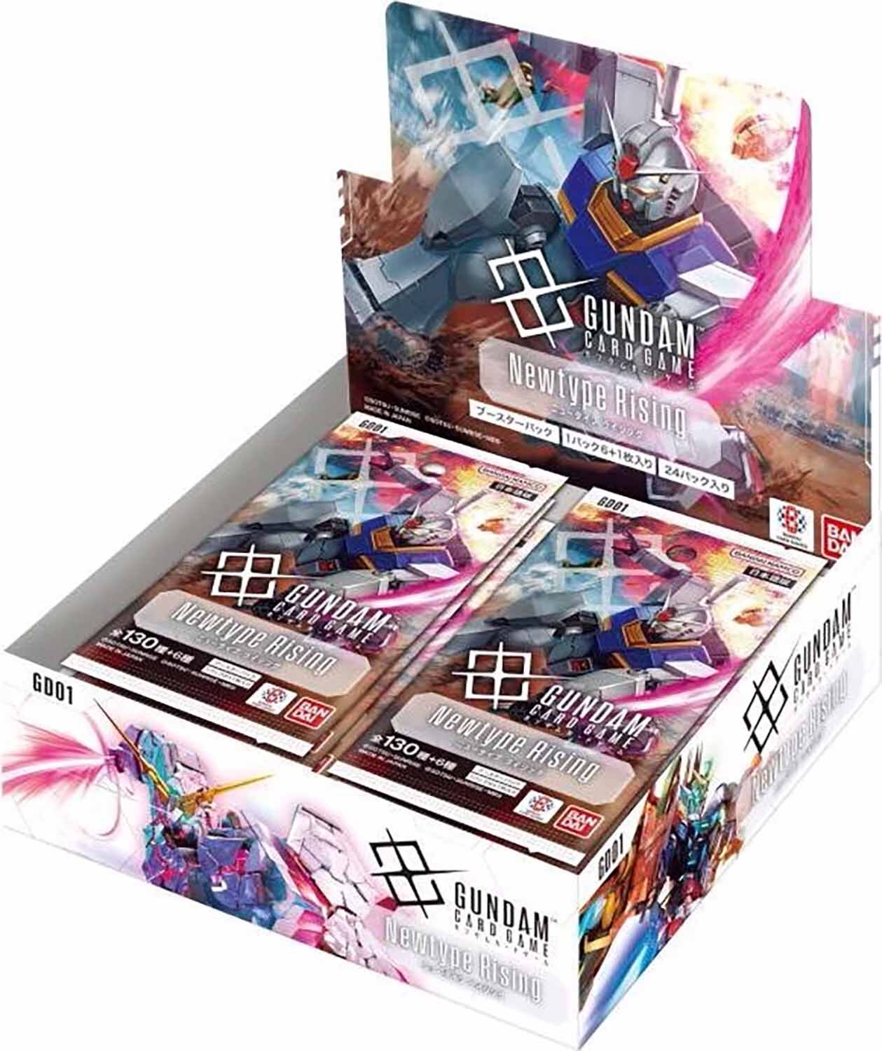Newtype Rising GD01 Booster Display (24) - Gundam Card Game - EN
