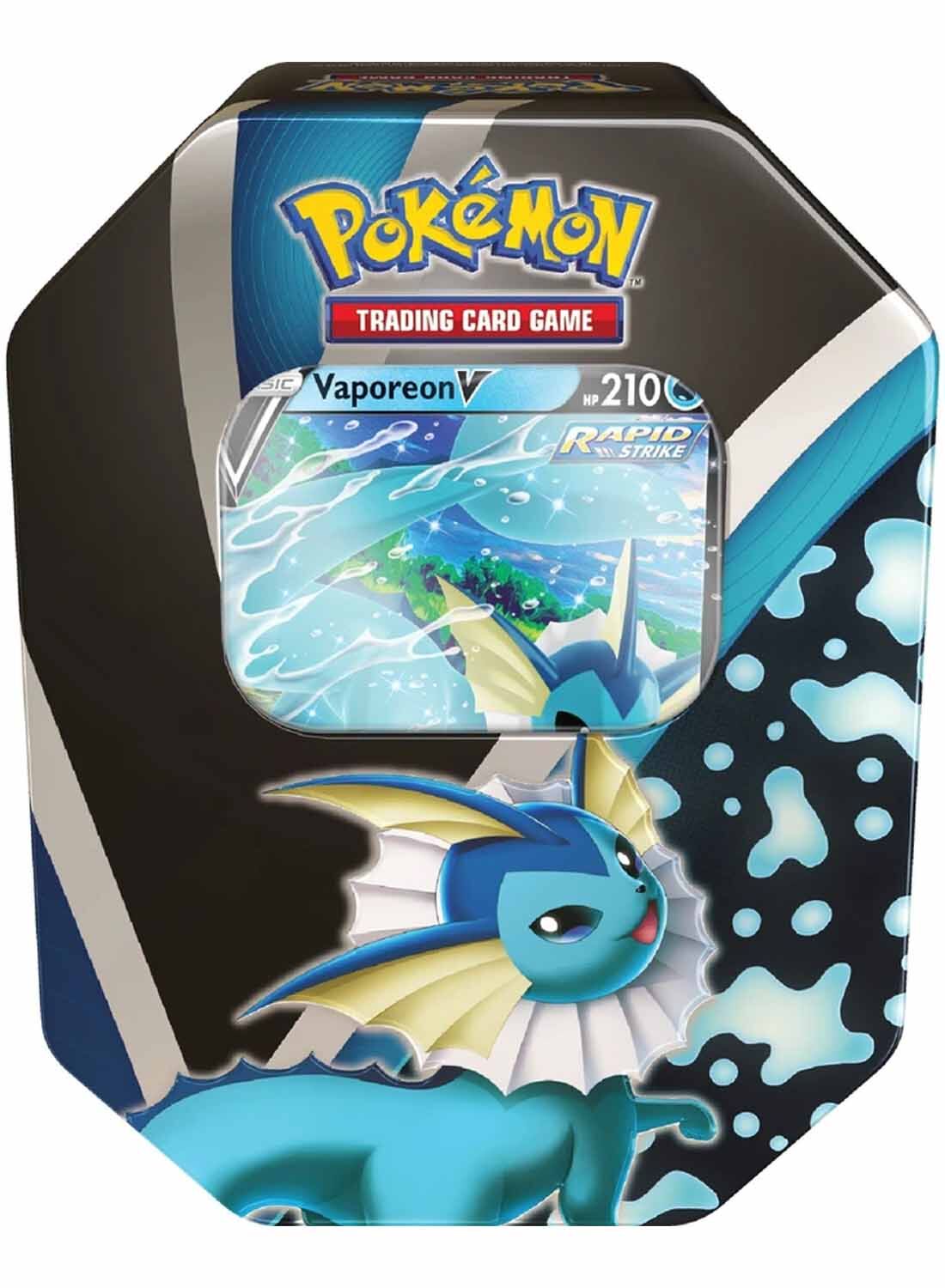 Pokémon Eevee Evolutions Vaporeon Tin Box 2021 - EN