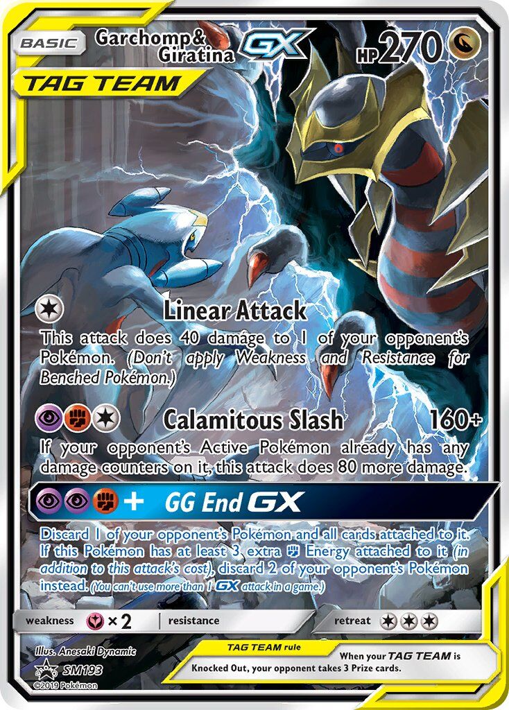 Garchomp & Giratina-GX - SM193/SM193 - EN Garchomp & Giratina-GX - SM193/SM193 - EN