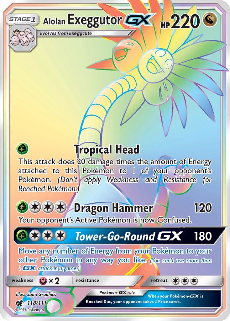 Alolan Exeggutor-GX - 118/111 - EN