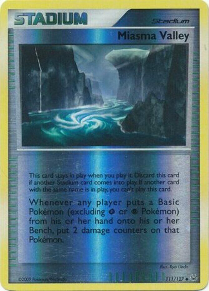Miasma Valley - 111/127 - Reverse Holo - EN Miasma Valley - 111/127 - Reverse Holo - EN