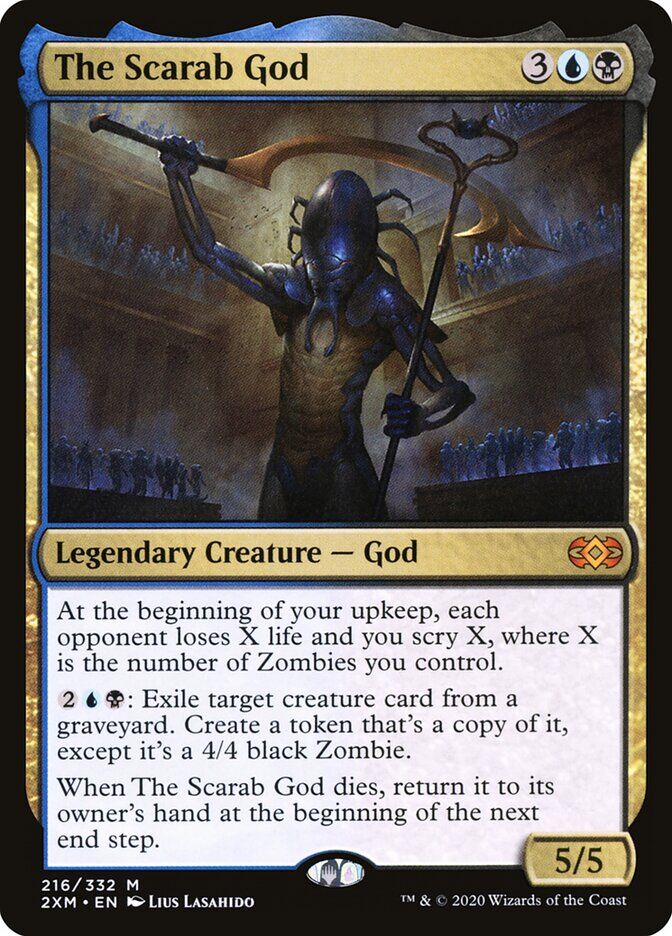 The Scarab God - 2XM 216 - Foil - EN - NM The Scarab God - 2XM 216 - Foil - EN - NM